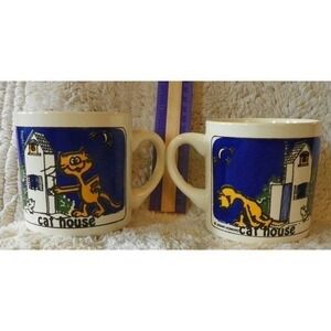 Cat House Coffee Mugs Grant Howard